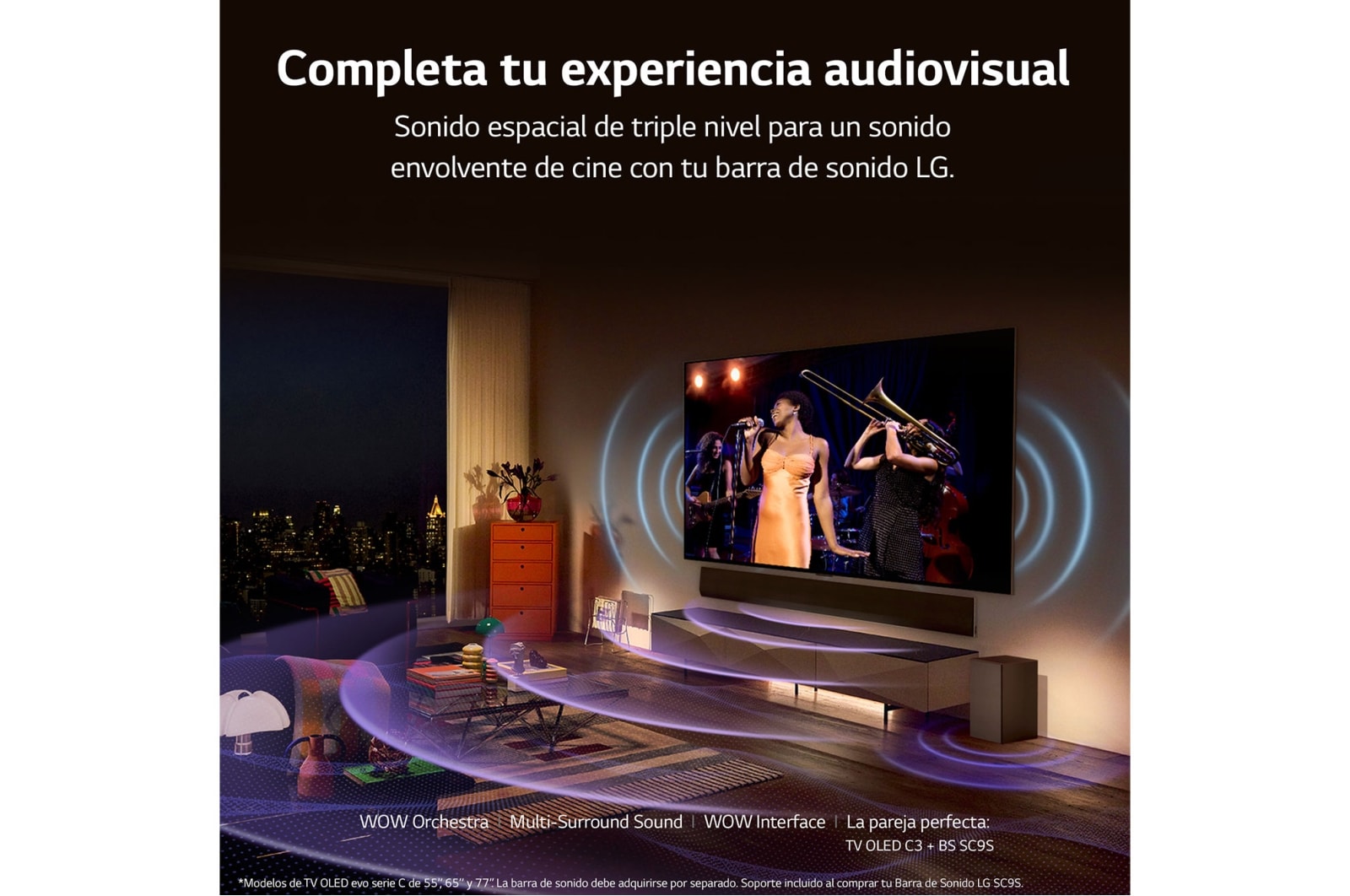 LG Outlet 65 pulgadas Smart TV LG OLED evo C3 4K 2023, OLED65C31LA.OUTLET