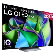 Vista frontal de TV LG  OLED evo 4K de 65&#39;&#39; C3, Procesador Máxima Potencia, Dolby Vision / Dolby ATMOS, Smart TV webOS23, el mejor TV para Gaming. OLED65C35LA