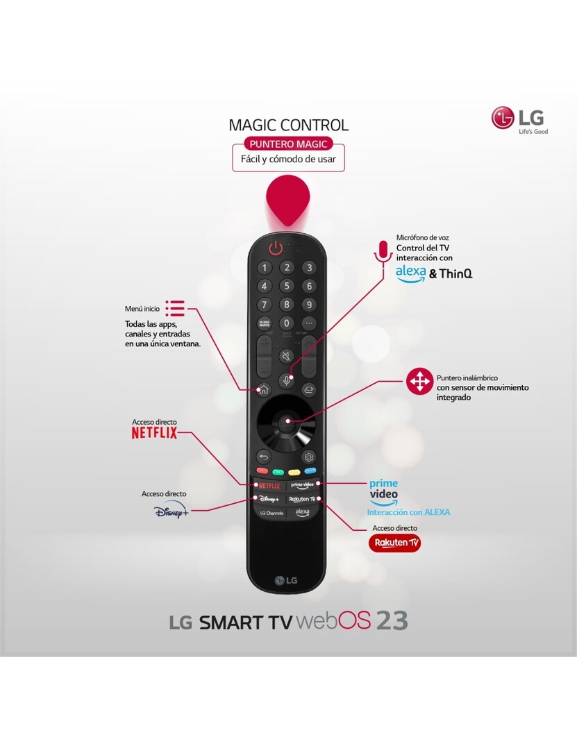 LG TV LG OLED evo 4K de 65'' C36 + Barra de Sonido SC9S valorada en 999€, OLED65C36LC.ESB