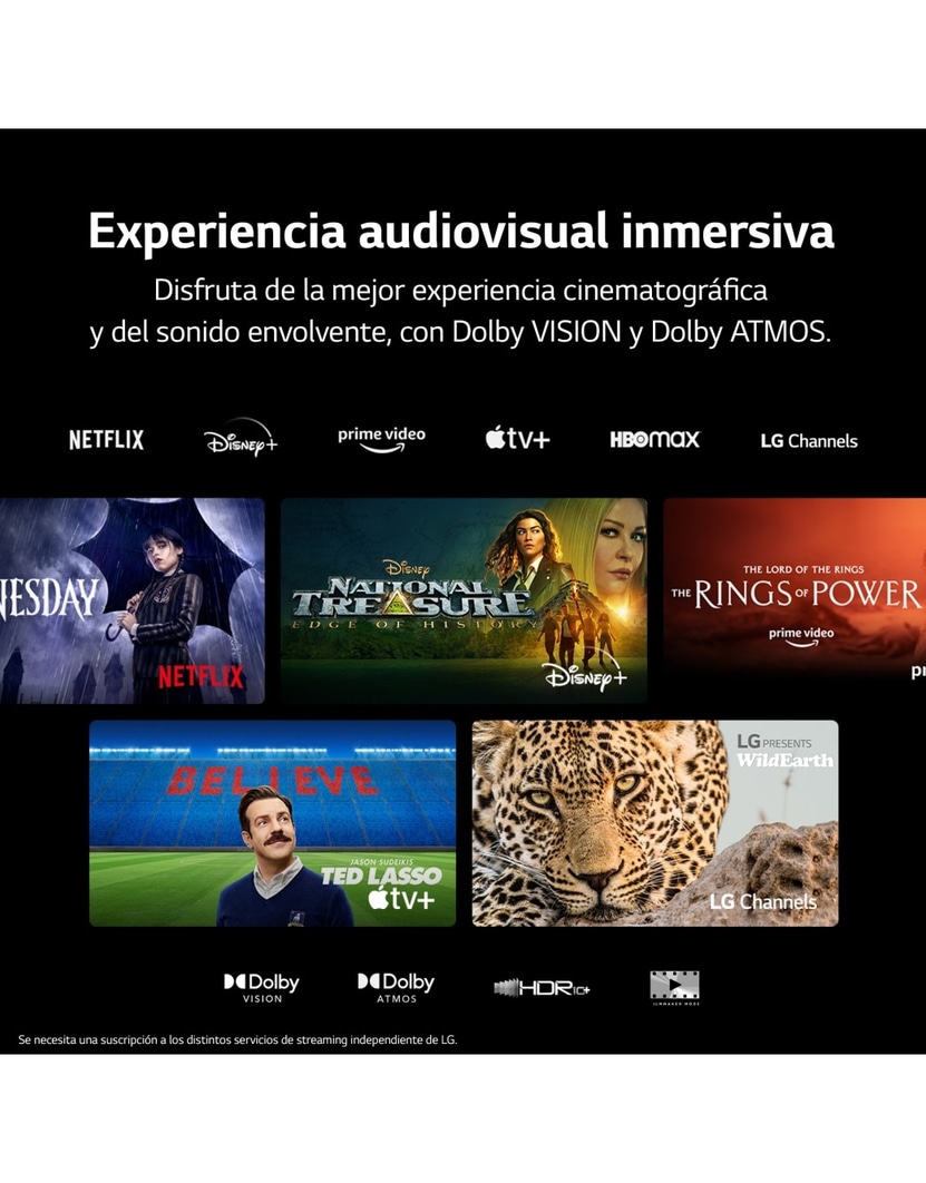 LG TV LG OLED evo 4K de 65'' C36 + Barra de Sonido SC9S valorada en 999€, OLED65C36LC.ESB