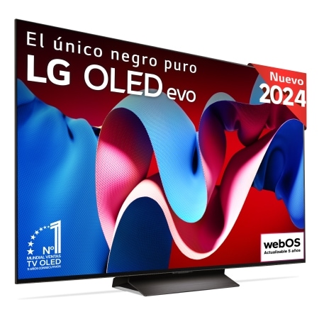 LG 65 pulgadas Smart TV LG OLED evo AI C4 4K 2024 + Barra de sonido inteligente LG SC9S, OLED65C4LA.ESB