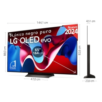 LG Pack TV LG OLED evo C4 65" + Barra de Sonido SC9S, OLED65C4LA.ESB2