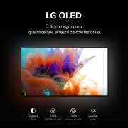 LG Televisor LG  4K OLED, Procesador Inteligente de Máxima Potencia 4K a9 Gen 5 con IA, compatible con el 100% de formatos HDR, HDR Dolby Vision, Dolby Atmos, Smart TV webOS22, el mejor TV para Gaming., OLED65CS6LA