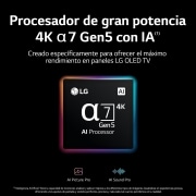 LG Televisor LG  4K OLED, Procesador Inteligente de Máxima Potencia 4K a9 Gen 5 con IA, compatible con el 100% de formatos HDR, HDR Dolby Vision, Dolby Atmos, Smart TV webOS22, el mejor TV para Gaming., OLED65CS6LA