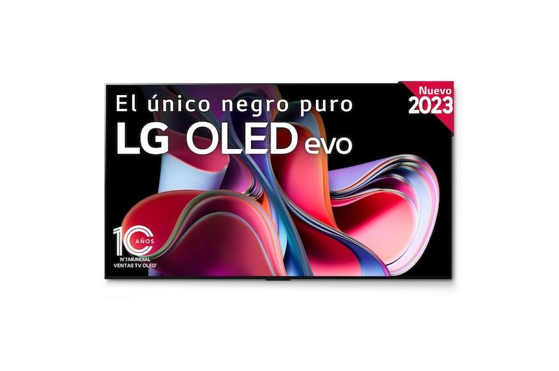 LG TV LG OLED evo 4K de 65'' G3, Procesador Máxima Potencia, Dolby Vision / Dolby ATMOS, Smart TV webOS23, el mejor TV para Gaming. Perfecta Integración en Pared., OLED65G36LA