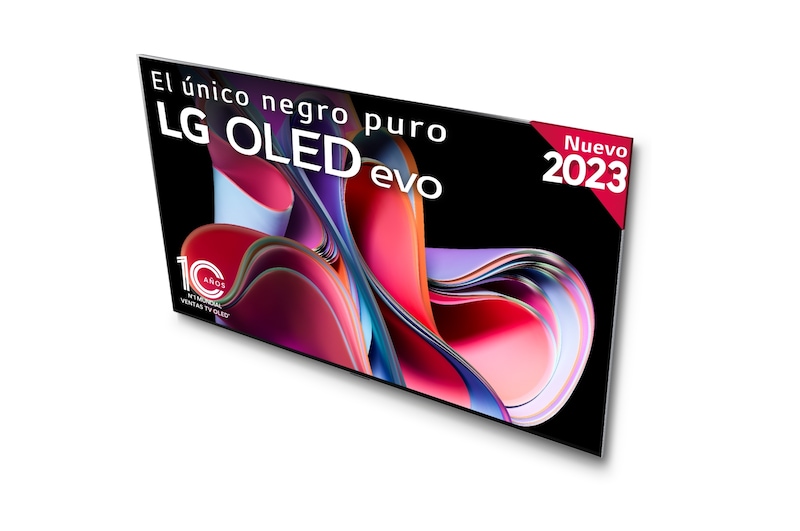 LG TV LG OLED evo 4K de 65'' G3, Procesador Máxima Potencia, Dolby Vision / Dolby ATMOS, Smart TV webOS23, el mejor TV para Gaming. Perfecta Integración en Pared., OLED65G36LA