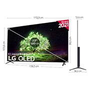 LG 4K OLED, SmartTV webOS 6.0, Procesador Inteligente 4K α7 Gen4 con AI, HDR Dolby Vision, DOLBY ATMOS [Clase de eficiencia energética G], OLED77A16LA