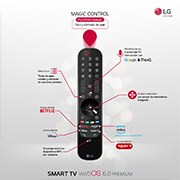 LG 4K OLED, SmartTV webOS 6.0, Procesador Inteligente 4K α7 Gen4 con AI, HDR Dolby Vision, DOLBY ATMOS [Clase de eficiencia energética G], OLED77A16LA