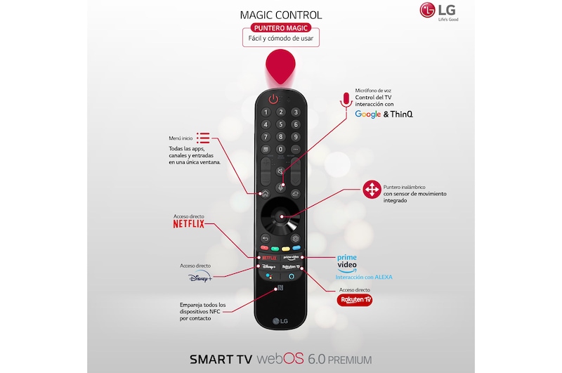 LG 4K OLED, SmartTV webOS 6.0, Procesador Inteligente 4K α7 Gen4 con AI, HDR Dolby Vision, DOLBY ATMOS [Clase de eficiencia energética G], OLED77A16LA