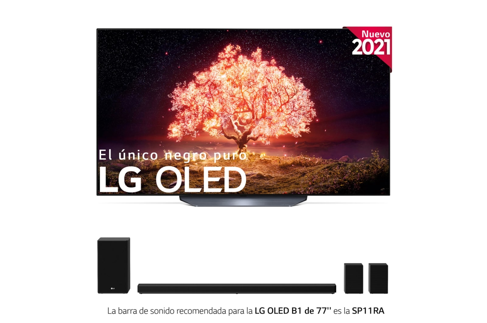 LG 4K OLED, SmartTV webOS 6.0, Procesador Inteligente 4K α7 Gen4 con AI, El Mejor TV Para gaming, Compatible con el 100% de formatos HDR, HDR Dolby Vision, DOLBY ATMOS [Clase de eficiencia energética G], OLED77B16LA