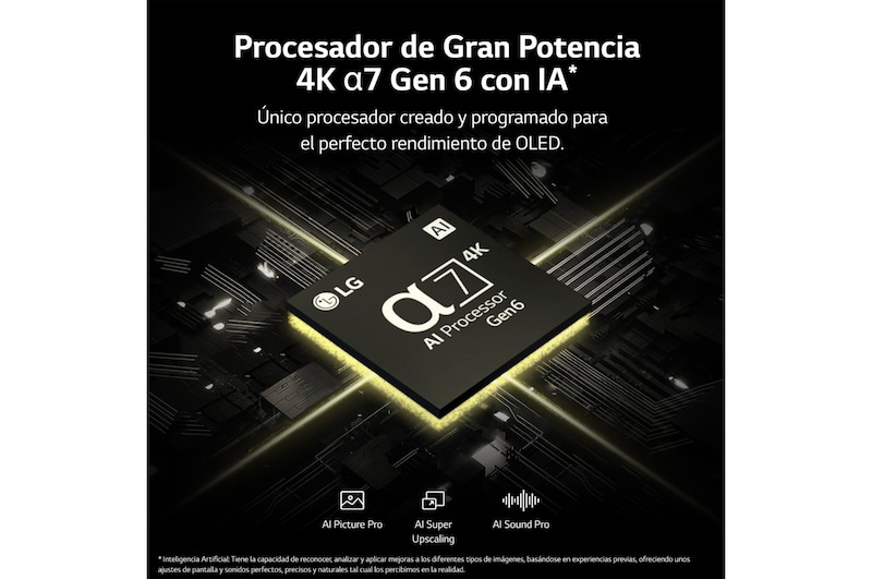 LG TV LG  OLED 4K de 77'' B3, Procesador Gran Potencia, Dolby Vision / Dolby ATMOS, Smart TV webOS23, el mejor TV para Gaming., OLED77B36LA