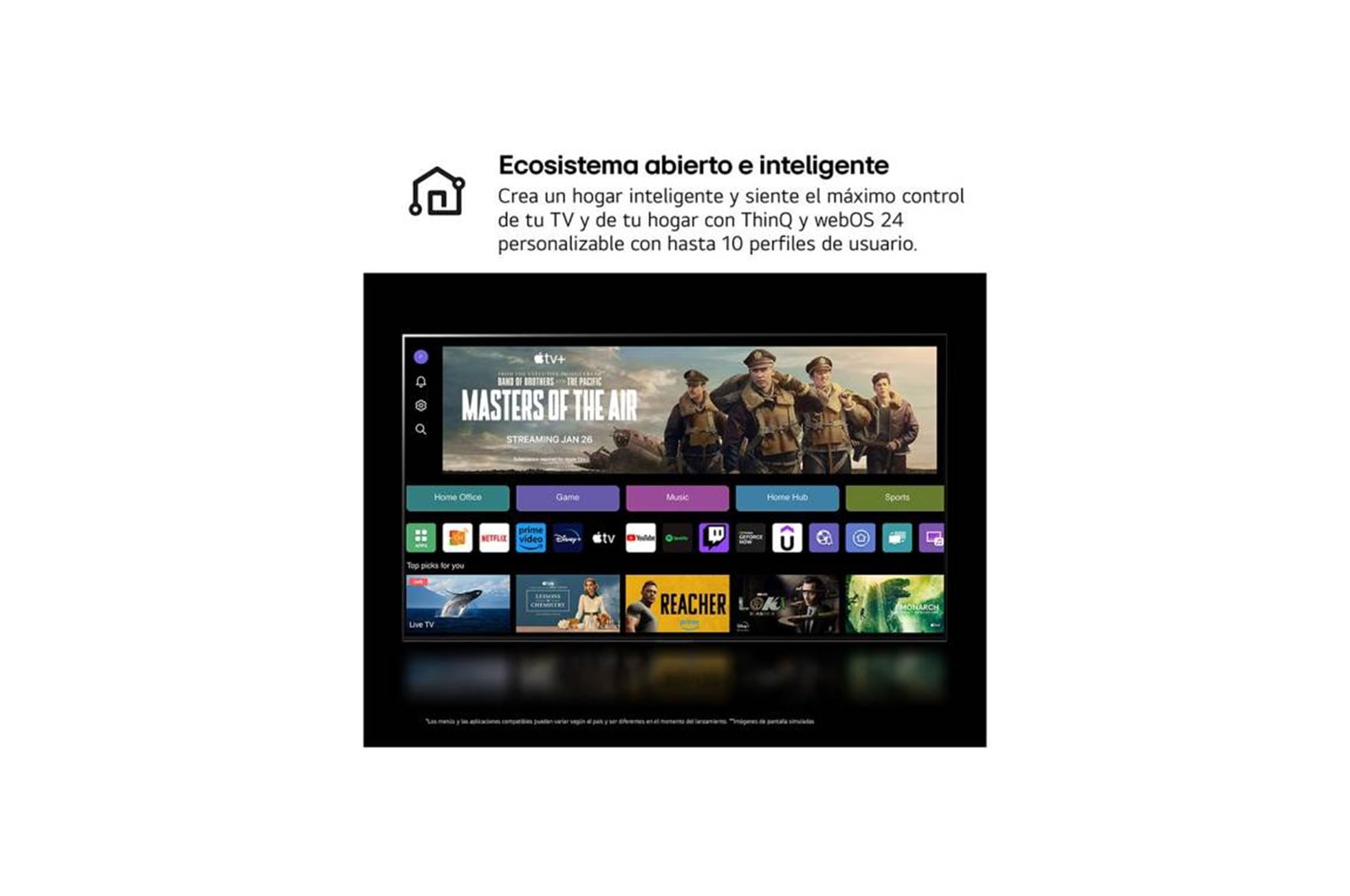 LG 77 pulgadas Smart TV LG OLED B4 4K 2024, OLED77B42LA