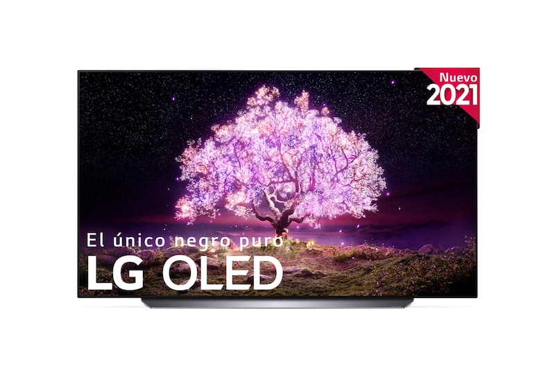 LG 4K OLED, SmartTV webOS 6.0, Procesador Inteligente 4K α9 Gen4 con AI, HDR Dolby Vision, DOLBY ATMOS [Clase de eficiencia energética G], OLED77C14LB