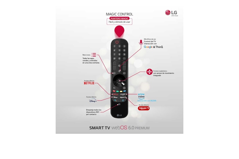 LG 4K OLED, SmartTV webOS 6.0, Procesador Inteligente 4K α9 Gen4 con AI, HDR Dolby Vision, DOLBY ATMOS [Clase de eficiencia energética G], OLED77C15LA