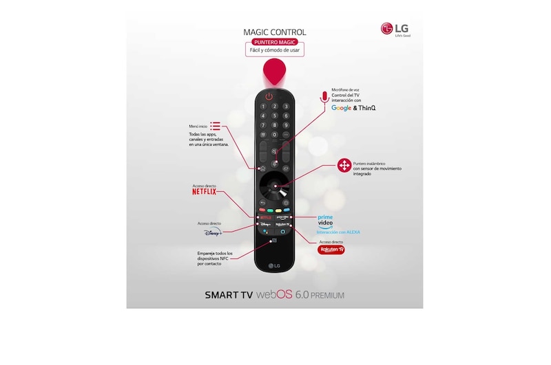 LG 4K OLED, SmartTV webOS 6.0, Procesador Inteligente 4K α9 Gen4 con AI, HDR Dolby Vision, DOLBY ATMOS [Clase de eficiencia energética G], OLED77C16LA