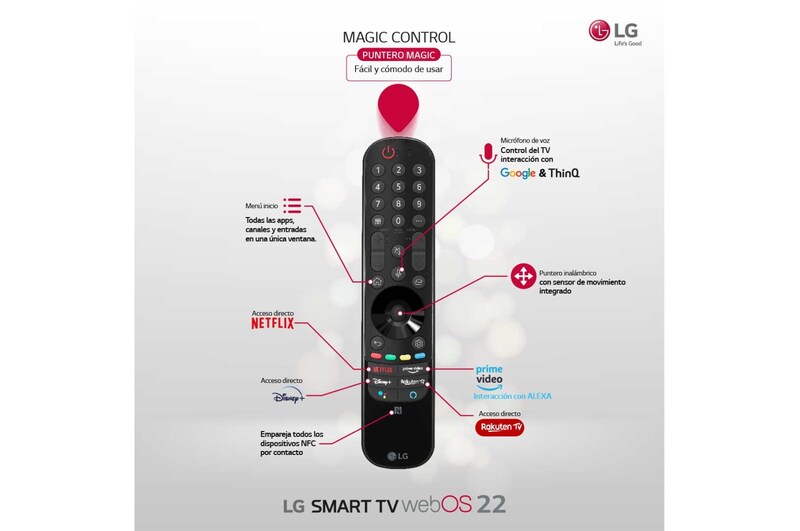 LG Televisor LG  4K OLED evo, Procesador Inteligente de Máxima Potencia 4K a9 Gen 5 con IA, compatible con el 100% de formatos HDR, HDR Dolby Vision, Dolby Atmos, Smart TV webOS22, el mejor TV para Gaming. , OLED77C26LD