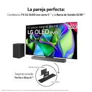 LG TV LG  OLED evo 4K de 77'' C3, Procesador Máxima Potencia, Dolby Vision / Dolby ATMOS, Smart TV webOS23, el mejor TV para Gaming., OLED77C35LA