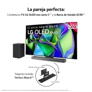 LG TV LG  OLED evo 4K de 77'' C3, Procesador Máxima Potencia, Dolby Vision / Dolby ATMOS, Smart TV webOS23, el mejor TV para Gaming., oled77c36lc, OLED77C36LC