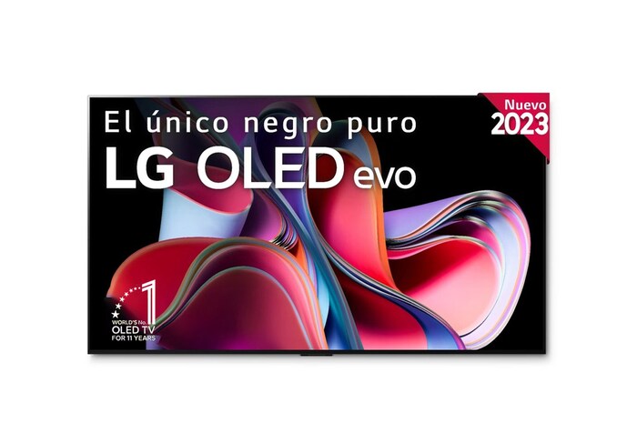 LG TV LG OLED evo 4K de 77'' G3, Procesador Máxima Potencia, Dolby Vision / Dolby ATMOS, Smart TV webOS23, el mejor TV para Gaming. Perfecta Integración en Pared., OLED77G36LA