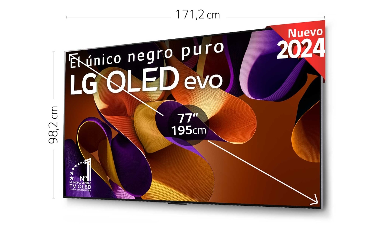 LG Pack TV LG OLED evo G4 77" + Barra de Sonido SG10TY, OLED77G45LW.ESB2