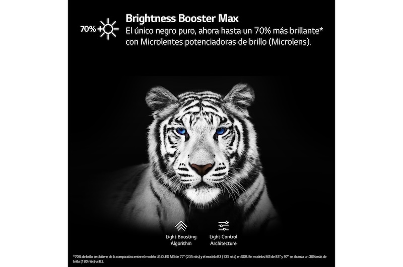 LG TV LG OLED evo 4K de 77 pulgadas M3 Inalámbrico con Smart TV webOS23 actualizable, OLED77M39LA