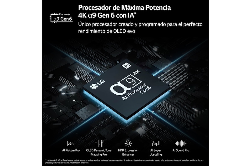 LG TV LG OLED evo 4K de 77 pulgadas M3 Inalámbrico con Smart TV webOS23 actualizable, OLED77M39LA