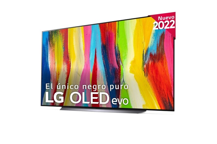 LG Televisor LG 4K OLED evo, Procesador Inteligente de Máxima Potencia 4K a9 Gen 5 con IA, compatible con el 100% de formatos HDR, HDR Dolby Vision y Dolby Atmos, Smart TV webOS22, el mejor TV para Gaming. , OLED83C24LA