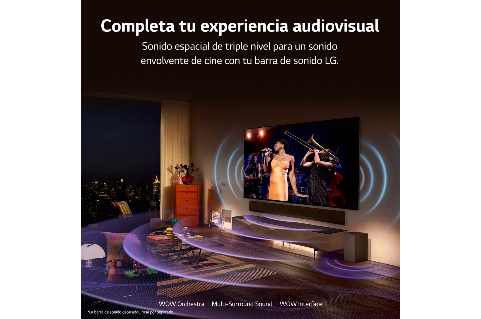 LG TV LG  OLED evo 4K de 83'' C3, Procesador Máxima Potencia, Dolby Vision / Dolby ATMOS, Smart TV webOS23, el mejor TV para Gaming., OLED83C36LA