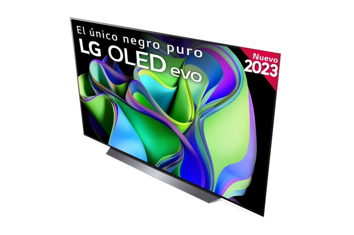 LG TV LG  OLED evo 4K de 83'' C3, Procesador Máxima Potencia, Dolby Vision / Dolby ATMOS, Smart TV webOS23, el mejor TV para Gaming., OLED83C36LA