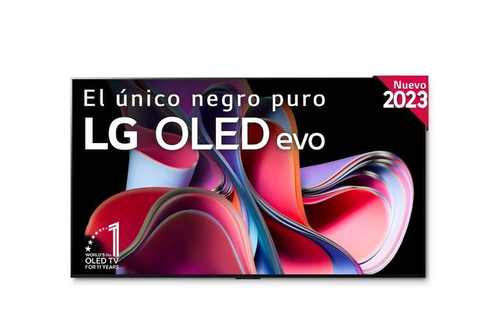LG TV LG OLED evo 4K de 83'' G3, Procesador Máxima Potencia, Dolby Vision / Dolby ATMOS, Smart TV webOS23, el mejor TV para Gaming. Perfecta Integración en Pared., OLED83G36LA