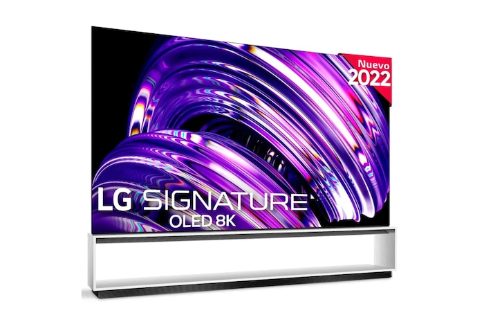 LG Televisor LG SIGNATURE 8K OLED, Procesador Inteligente de Máxima Potencia 8K a9 Gen 5 con IA, compatible con el 100% de formatos HDR, HDR Dolby Vision, Dolby Atmos, Smart TV webOS22, el mejor TV para Gaming., OLED88Z29LA