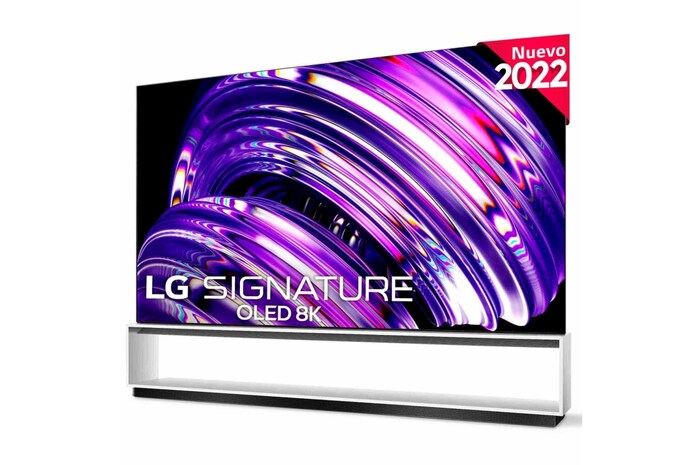 LG Televisor LG SIGNATURE 8K OLED, Procesador Inteligente de Máxima Potencia 8K a9 Gen 5 con IA, compatible con el 100% de formatos HDR, HDR Dolby Vision, Dolby Atmos, Smart TV webOS22, el mejor TV para Gaming., OLED88Z29LA