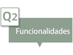 Dice &quot;Funcionalidades&quot; en cuadro de texto.