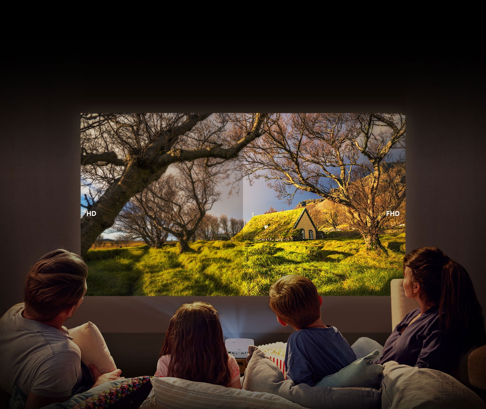 Proyector PF50KS - LG CineBeam con SmartTV webOS 3.5 y batería