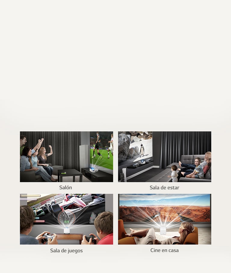 LG Proyector TV en cualquier lugar1