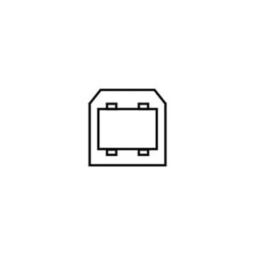 Pictograma USB 3.0 de subida	