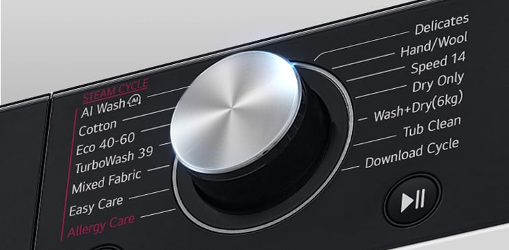 Imagen display lavadora