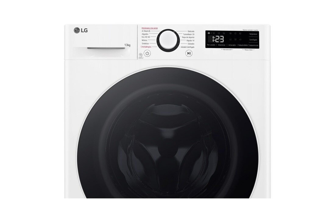 LG Lavadora inteligente AI Direct Drive. TurboWash 360º, Vapor, 13kg , 1400rpm Un 20% más eficiente que A, Serie 600, F4WR6013A0W, F4WR6013A0W, thumbnail 10