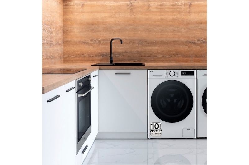 LG Lavadora inteligente AI Direct Drive. TurboWash 360º, Vapor, 13kg , 1400rpm Un 20% más eficiente que A, Serie 600, F4WR6013A0W, F4WR6013A0W, thumbnail 14