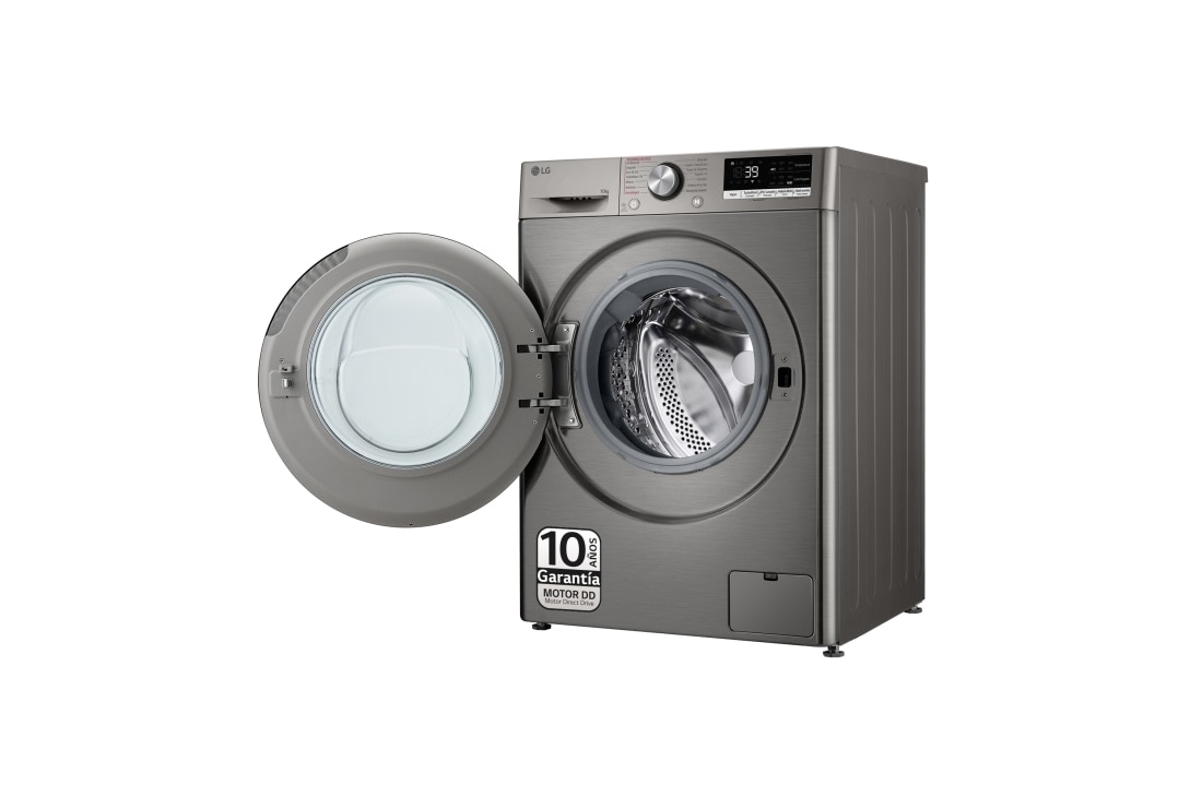 LG Lavadora inteligente AI Direct Drive. TurboWash 360º, Vapor+, 10kg , 1400rpm Un10% más eficiente que A, Serie 700, F4WR7010AGS, F4WR7010AGS, thumbnail 10