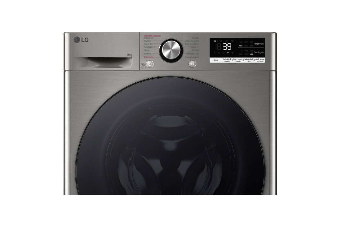 LG Lavadora inteligente AI Direct Drive. TurboWash 360º, Vapor+, 10kg , 1400rpm Un10% más eficiente que A, Serie 700, F4WR7010AGS, F4WR7010AGS, thumbnail 11