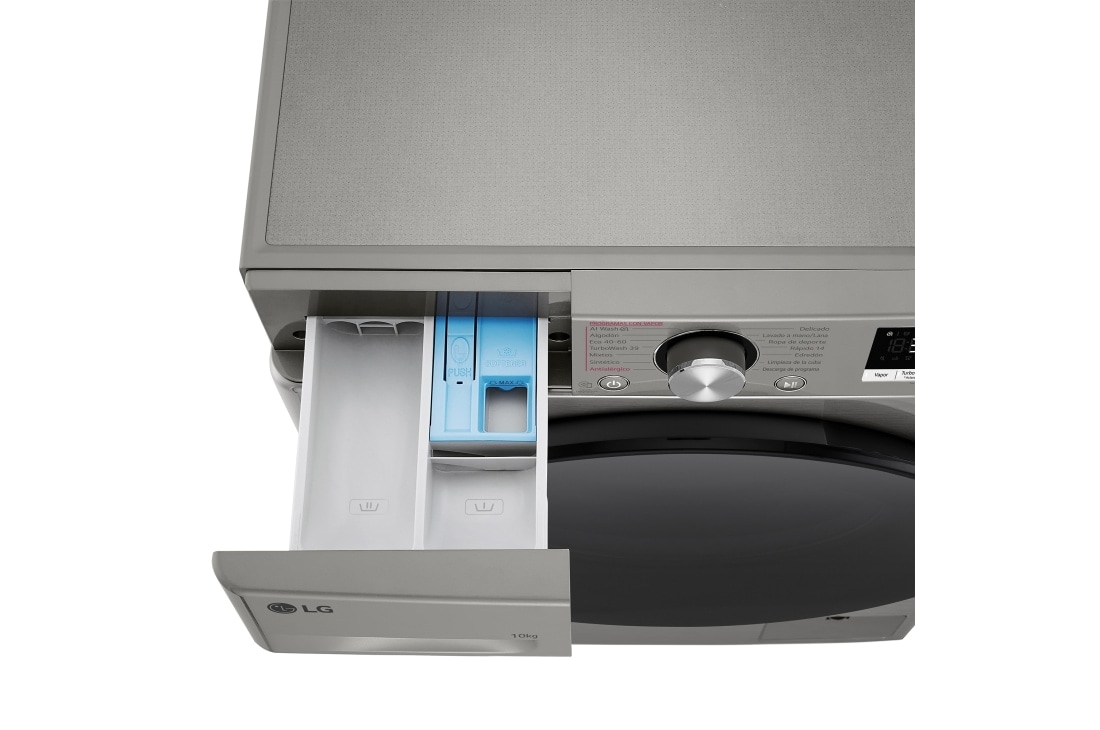 LG Lavadora inteligente AI Direct Drive. TurboWash 360º, Vapor+, 10kg , 1400rpm Un10% más eficiente que A, Serie 700, F4WR7010AGS, F4WR7010AGS, thumbnail 12