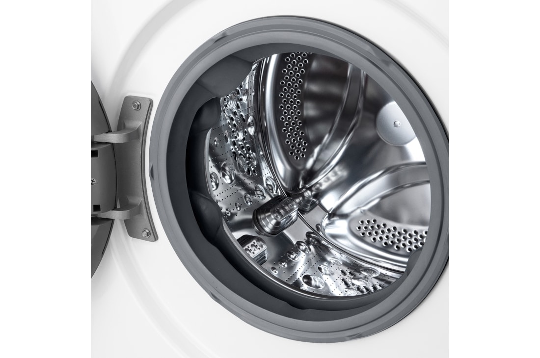 LG Lavadora inteligente AI Direct Drive. Vapor, Autodosificación,  9kg ,  1400rpm Un 10% más eficiente que A, Serie 550, F4WR5509A0W