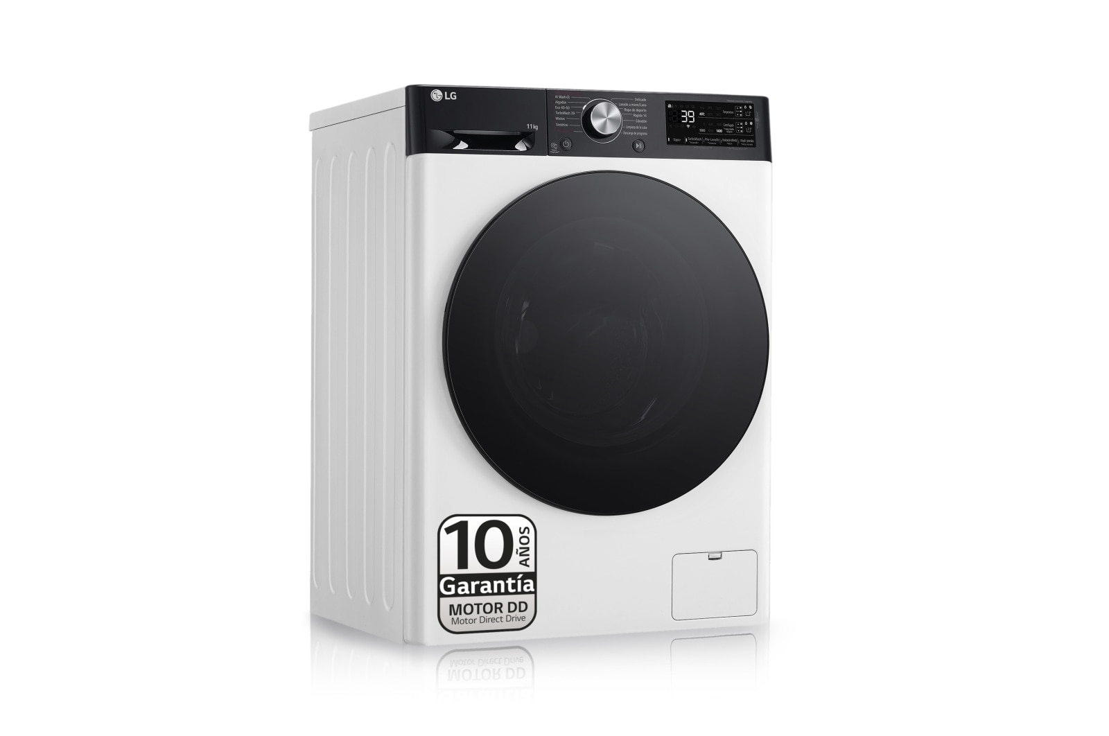 LG Lavadora 11kg , 1400rpm Un 10% más eficiente que A, TurboWash 360º- Dosificador automático detergente, F4WR7511AGH, F4WR7511AGH