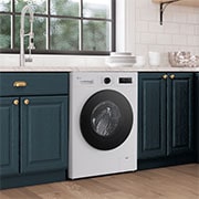 LG Lavadora eficiente 9kg, 1400rpm, A, con vapor, Serie 100, F4X1009NWB