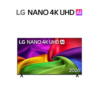 Vista frontal del producto LG NANO 4K UHD AI