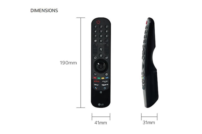 LG Mando Magic MR21GA (2021) sin NFC. Compatible con LG Smart TV 2019, 2020 y 2021, AKB76036201