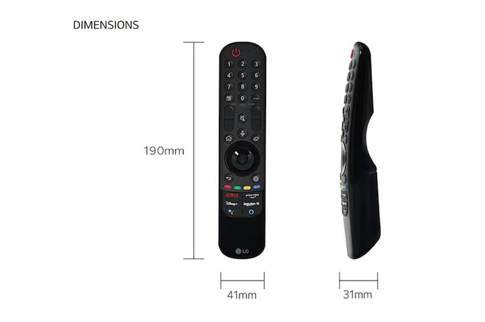 LG Mando a distancia Magic Remote para televisores de la serie 2021 (con NFC), AKB76036501
