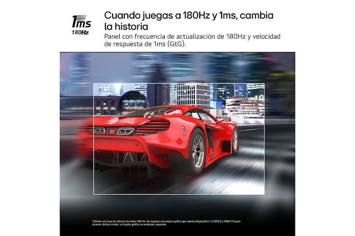 Cuando juegas a 180Hz y 1ms