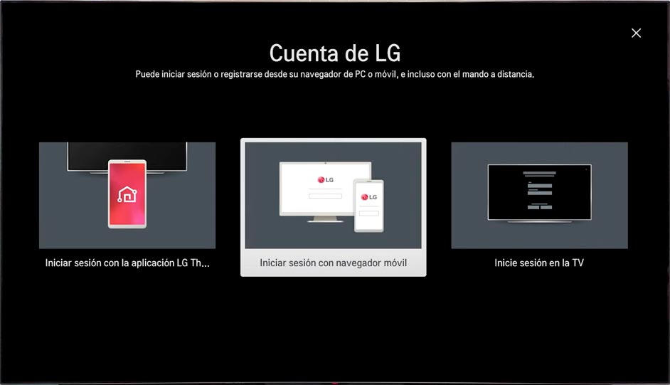 Cuenta LG
